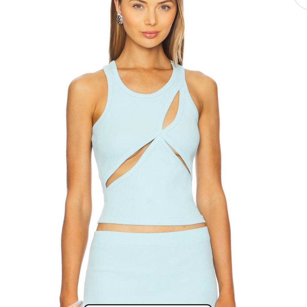 Mother of All Ariel top in Turquoise size XS